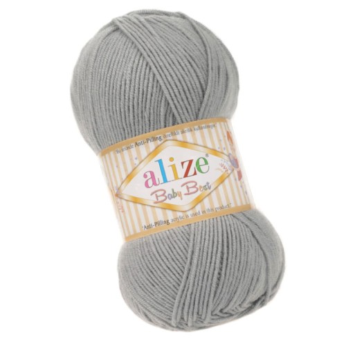 Alize Baby Best 344 Jasny Szary (100gr/240mt)