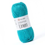 YarnArt Intense Linen 4129 Turkusowy (50gr/175mt)
