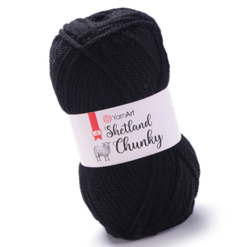 YarnArt Shetland Chunky 602 Czarny (100gr/150mt)