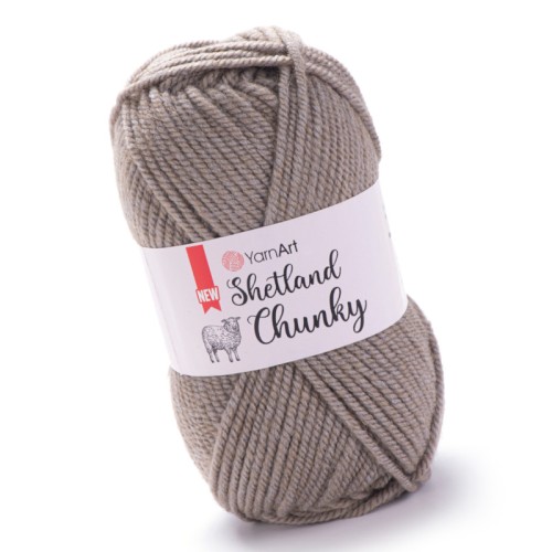 YarnArt Shetland Chunky 604 Ciemny Beżowy (100gr/150mt)