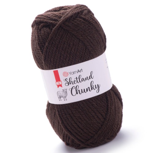 YarnArt Shetland Chunky 619 Brązowy (100gr/150mt)
