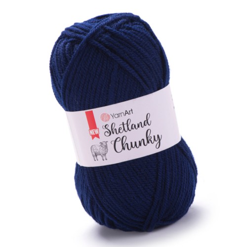 YarnArt Shetland Chunky 634 Granatowy (100gr/150mt)