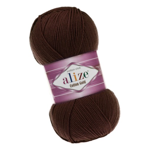 Alize Cotton Gold 26 Ciemny Brązowy (100gr/330mt)