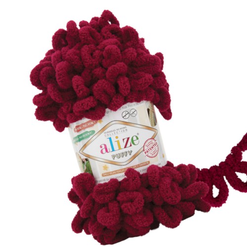 Alize Puffy 987 Bordowy (100gr/9mt)