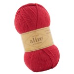 Alize Wooltime 56 Czerwony (100gr/200mt)