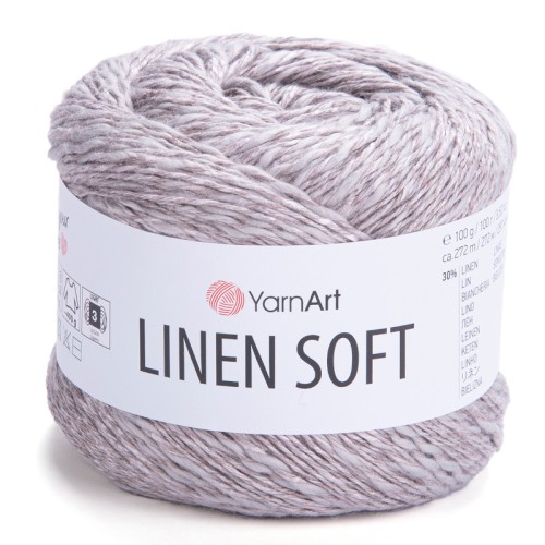 YarnArt Linen Soft 7307 Szaro-Beż (100gr/272mt)