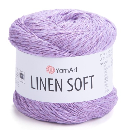 YarnArt Linen Soft 7325 Jasny Fioletowy (100gr/272mt)