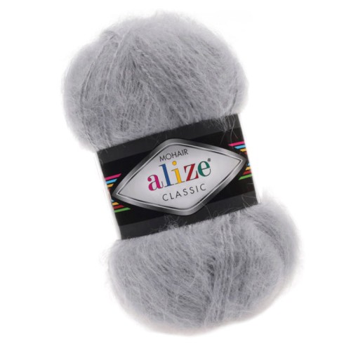 Alize Mohair Classic 21 Popielaty (100gr/200mt)
