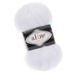 Alize Mohair Classic 55 Biały (100gr/200mt)