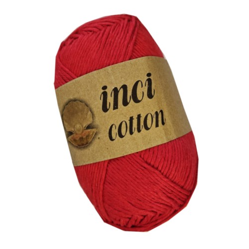 Inci Cotton 1020 Czerwony (100gr/250mt)