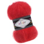 Alize Mohair Classic 56 Czerwony (100gr/200mt)