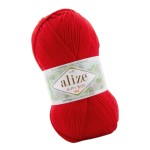 Alize Happy Baby New 56 Czerwony (100gr/320mt)