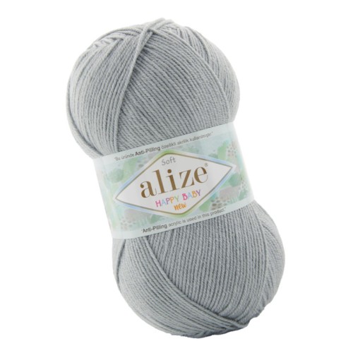Alize Happy Baby New 344 Popielaty (100gr/320mt)