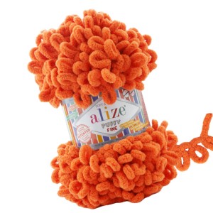 Alize Puffy Fine 06 Pomarańczowy (100gr/14,5mt)
