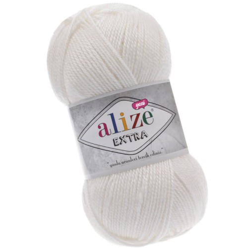 Alize Extra 55 Biały (100gr/220mt)