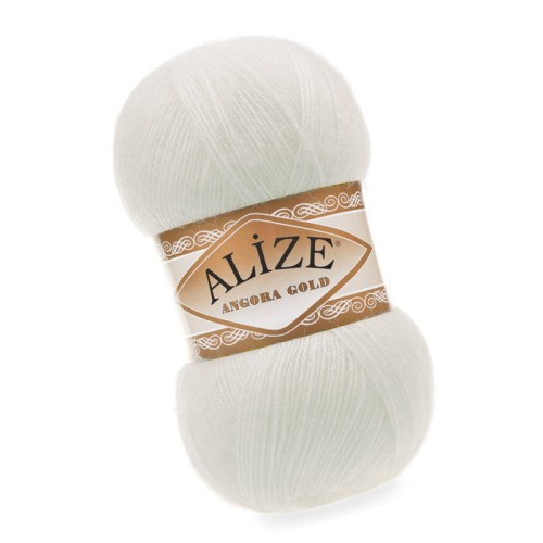 Alize Angora Gold 62 Jasny Kremowy (100gr/550mt)