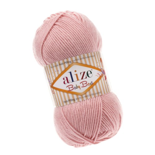 Alize Baby Best 161 Pudrowy Różowy (100gr/240mt)