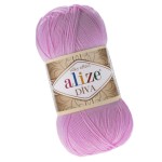Alize Diva 291 Wrzosowy Efekt Jedwabiu (100gr/350mt)