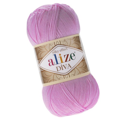 Alize Diva 291 Wrzosowy Efekt Jedwabiu (100gr/350mt)