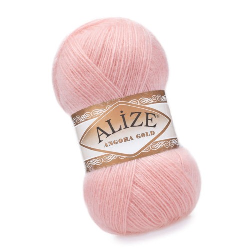 Alize Angora Gold 363 Pudrowy Różowy (100gr/550mt)