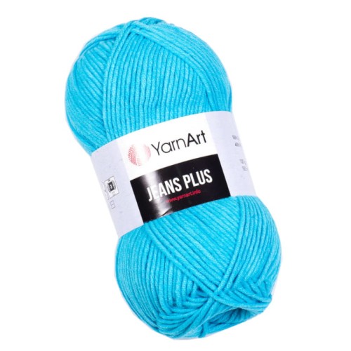 YarnArt Jeans Plus 33 Jasny Turkusowy (100gr/160mt)