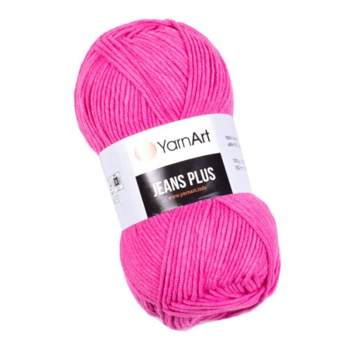 YarnArt Jeans Plus 42 Amarantowy (100gr/160mt)