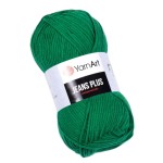 YarnArt Jeans Plus 52 Zielony (100gr/160mt)