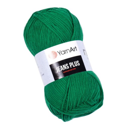 YarnArt Jeans Plus 52 Zielony (100gr/160mt)