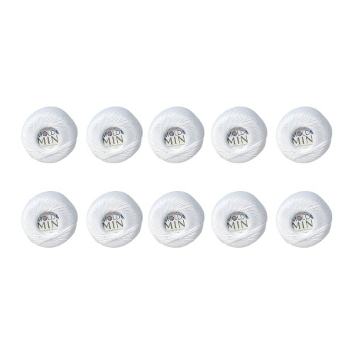 Moldo Mini Biały - pakiet 10 x (50gr/282mt)