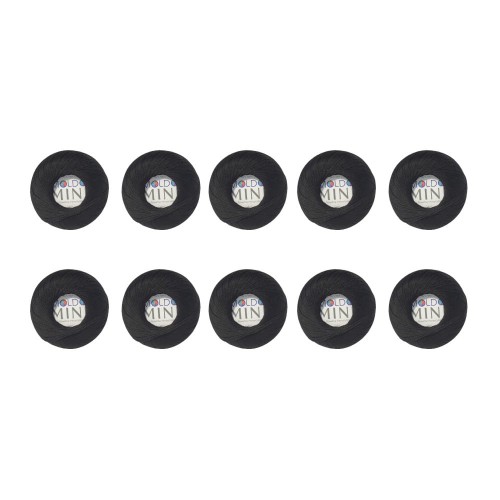 Moldo Mini Czarny - pakiet 10 x (50gr/282mt)