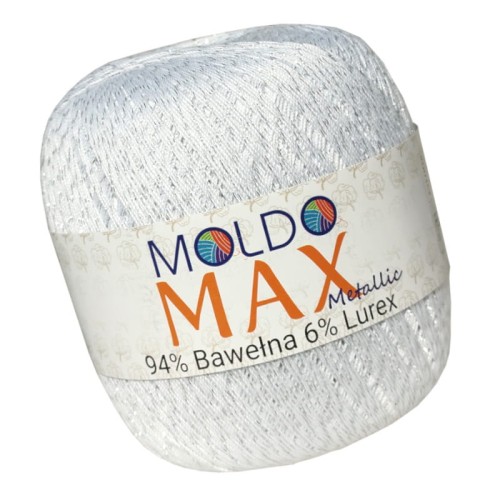 Moldo Max Metallic Biało-Srebrny (100gr/565mt)