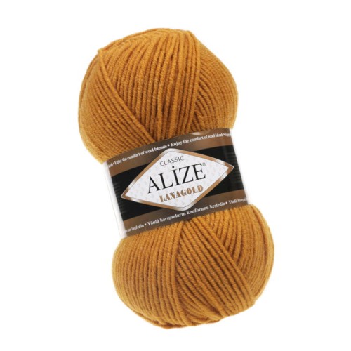 Alize Lanagold 645 Szafranowy (100gr/240mt)