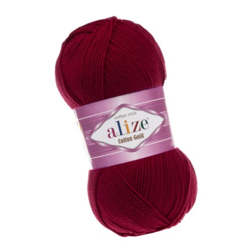 Alize Cotton Gold 57 Bordowy (100gr/330mt)