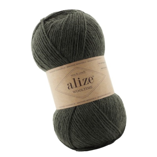 Alize Wooltime 873 Zgniła Zieleń (100gr/200mt)