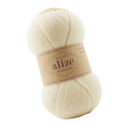 Alize Wooltime 01 Kremowy (100gr/200mt)