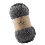 Alize Wooltime 182 Ciemny Popielaty (100gr/200mt)