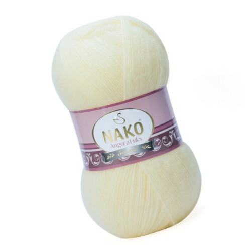 Nako Angora Luks 256 Kremowy (100gr/550mt)