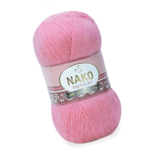 Nako Angora Luks 10325 Różowy (100gr/550mt)
