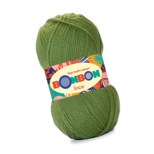 Nako BonBon Ince 98204 Jasny Zielony (100gr/300mt)