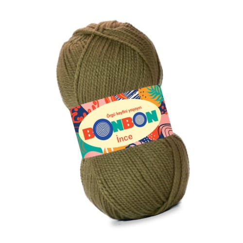 Nako BonBon Ince 98326 Oliwkowy (100gr/300mt)