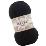 Alize Bella 60 Czarny (100gr/360mt)