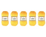 Nako Super Bebe 184 Żółty - Pakiet 5 x (50gr/180mt)