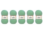 Nako Super Bebe 10262 Miętowy - Pakiet 5 x (50gr/180mt)