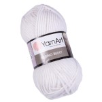 YarnArt Merino Bulky 501 Biały (100gr/100mt)