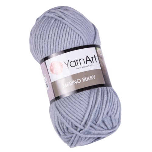 YarnArt Merino Bulky 3072 Szary (100gr/100mt)
