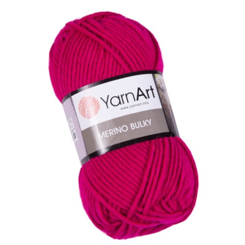 YarnArt Merino Bulky 8041 Fuksja (100gr/100mt)