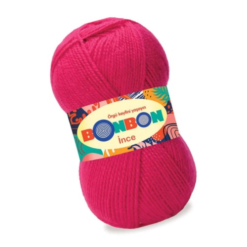 Nako BonBon Ince 98399 Amarantowy (100gr/300mt)