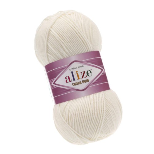 Alize Cotton Gold 62 Jasny Kremowy (100gr/330mt)