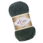 Alize Diva 131 Khaki Efekt Jedwabiu (100gr/350mt)