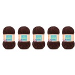 Nako Panda 3105 Czekoladowa - Pakiet 5 x (100gr/120mt)